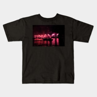 Fireworks red / Swiss Artwork Photography Kids T-Shirt